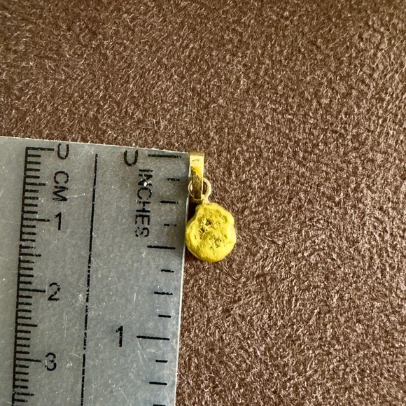 E.DeHaven 22k Nugget Pendant - Picture 4 of 8